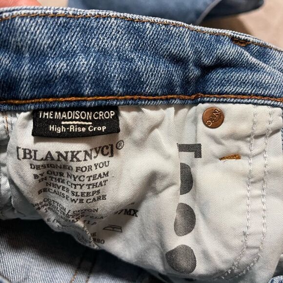 the madison crop high rise crop jeans - Picture 4 of 12